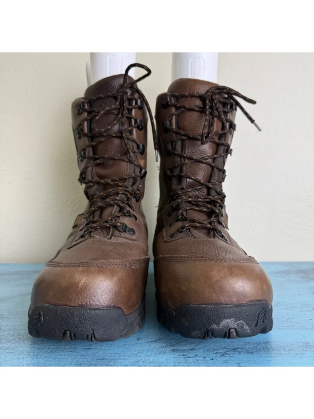LaCrosse Waterproof Insulated Brown Leather Hiking Boots Mens Size 13